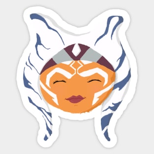 Chibi smiling Ahsoka Sticker